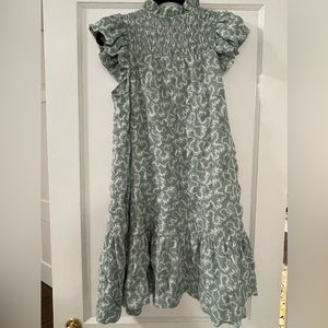 Sea New York green printed dress